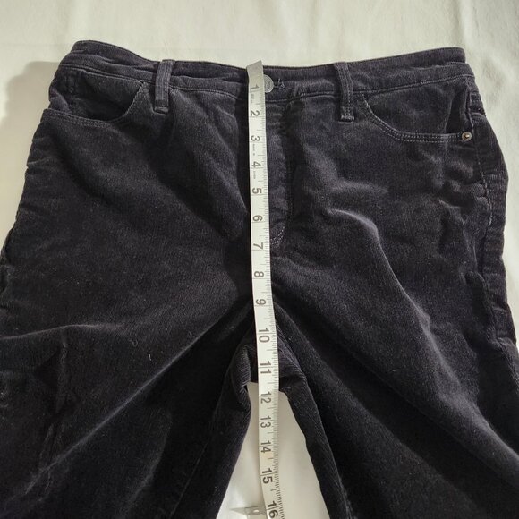 Talbots Women's Size 8 Black Five Pocket Belt Loop Corduroy Jegging Pants - Picture 12 of 15
